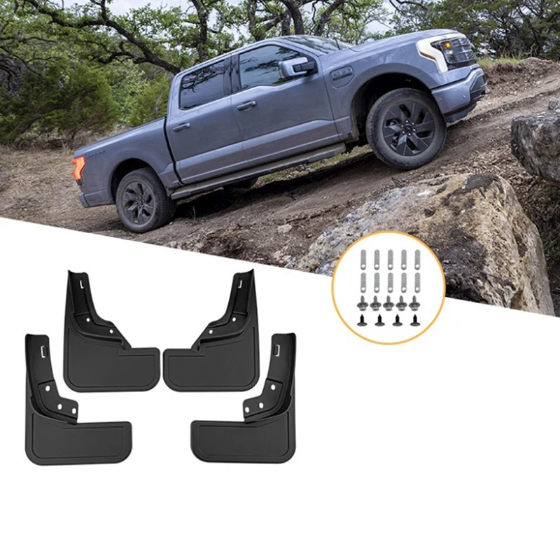 1 компл. Автомобильные Брызговики, грязезащитный клапан для Ford F-150 Lightning 2021 + крыло брызговиков
1 компл. Автомобильные Брызговики, грязезащитный клапан для Ford F-150 Lightning 2021 + крыло брызговиков