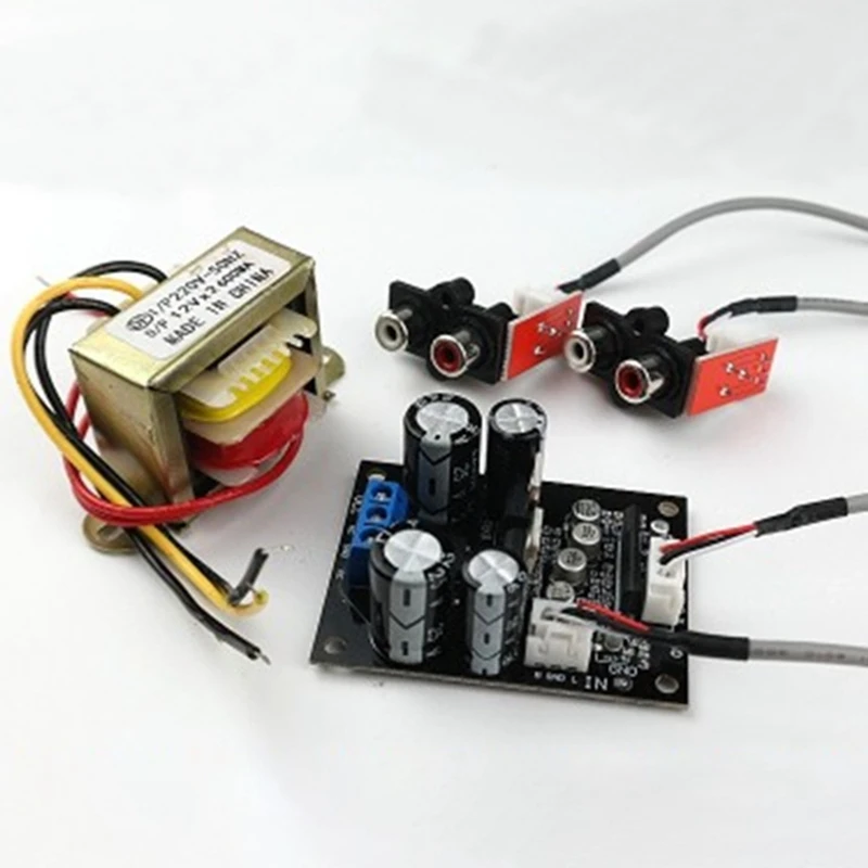 

HOT-Vinyl Record Player Preamplifier Board MM MC Phono Amplifier Gramophone Head Magnification Preamp Dual AC 12-16V