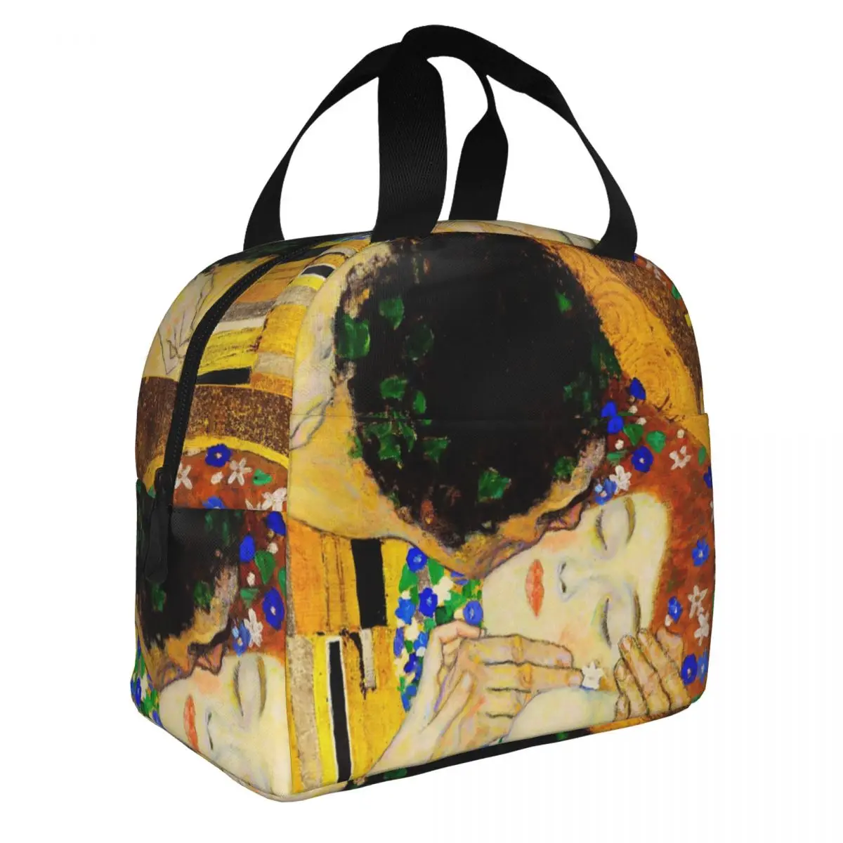 

Изолированная сумка для ланча Gustav Klimt The Kiss, вместительный контейнер для ланча, Термосумка, тоут, Ланч-бокс для офиса, путешествий, для девочек и мальчиков