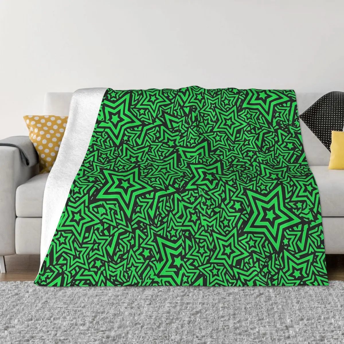 Persona 5 P5 Game Blanket Flannel Spring Autumn GREEN STAR PATTERN Warm Throws For Winter Bedding
Persona 5 P5 Game Blanket Flannel Spring Autumn GREEN STAR PATTERN Warm Throws For Winter Bedding