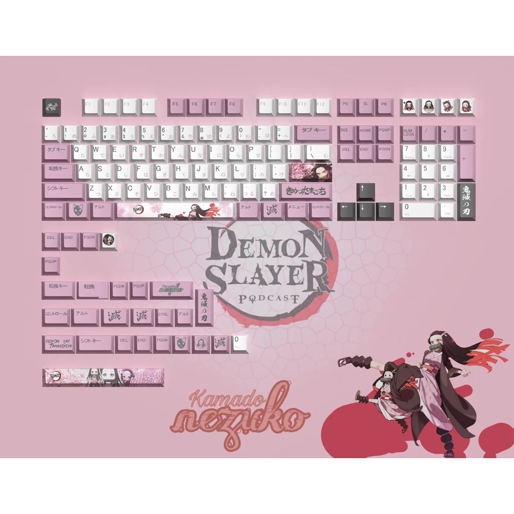 135 Keys PBT Keycap Cherry Profile DYE-SUB Japan Personalized Anime Keycaps For Cherry MX Switch Mechanical Keyboard
135 Keys PBT Keycap Cherry Profile DYE-SUB Japan Personalized Anime Keycaps For Cherry MX Switch Mechanical Keyboard