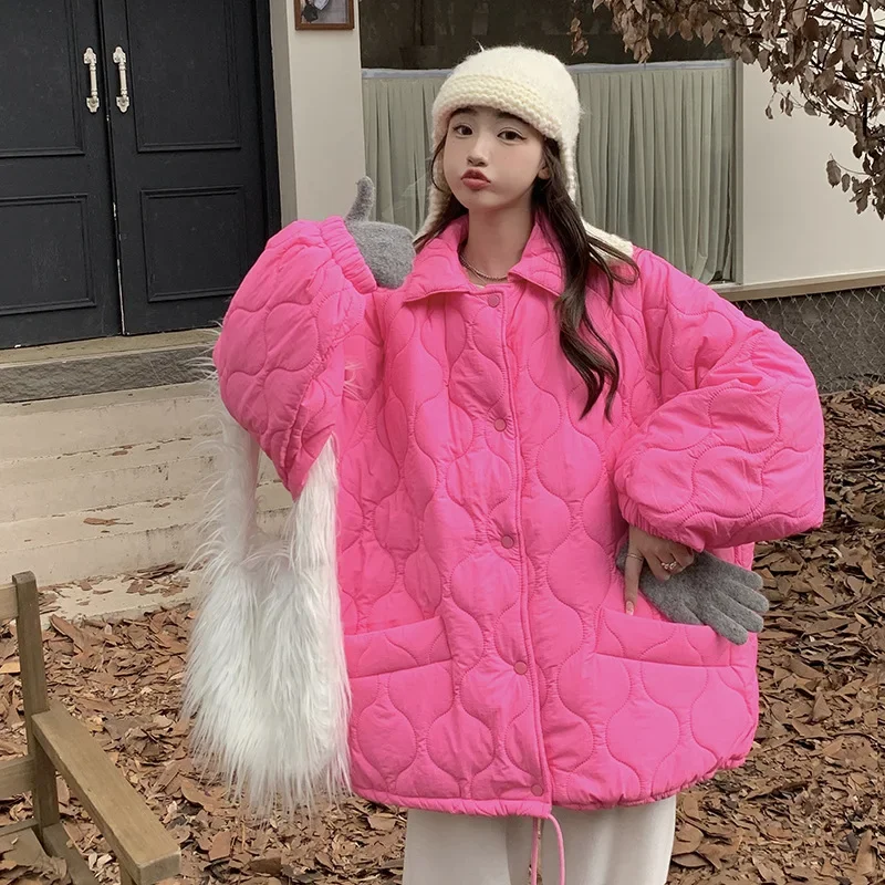 Jackets Winter Clothes Women Coat Women Vintage Clothes Thicken Solid Parkas Woman Style Loose Long Sleeved Single Breasted
Jackets Winter Clothes Women Coat Women Vintage Clothes Thicken Solid Parkas Woman Style Loose Long Sleeved Single Breasted