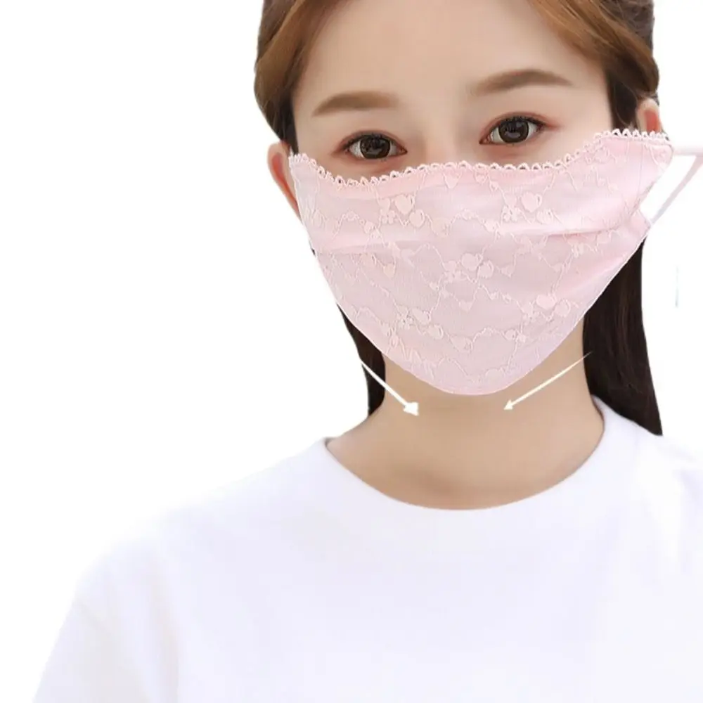 Flower Sunscreen Lace Mask Solid Color Hanging Ear Sunscreen Face Cover UV Protection Sunshade UV Protection Mask Sports
Flower Sunscreen Lace Mask Solid Color Hanging Ear Sunscreen Face Cover UV Protection Sunshade UV Protection Mask Sports