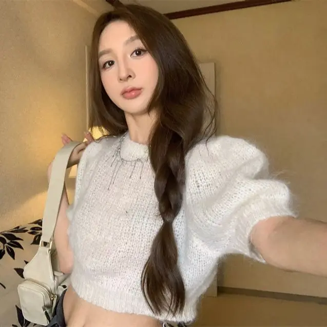 Hsa Women Short Sleeve Vintage Chic Pullover Sweater Jumpers Crop ToPS Soft Warm Chic Jumpers Streetwear Fall Elegant Knitwear
Hsa Women Short Sleeve Vintage Chic Pullover Sweater Jumpers Crop ToPS Soft Warm Chic Jumpers Streetwear Fall Elegant Knitwear