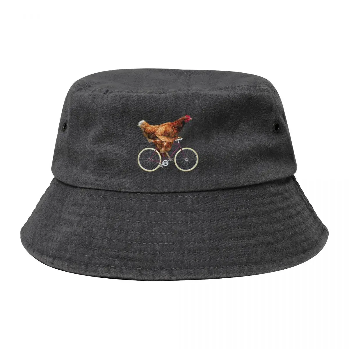 Quirky Chicken Riding Bicycle Bucket Hat Golf Cap Rave Hat Baseball Cap Men's Women's
Quirky Chicken Riding Bicycle Bucket Hat Golf Cap Rave Hat Baseball Cap Men's Women's