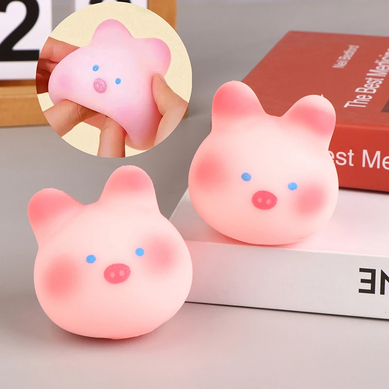 

Mini Rabbit Pig Squishy Toy Squeeze Ball Toys Fidget Toys Pinch Kneading Toy Stress Reliever Toys Kid Party Favor