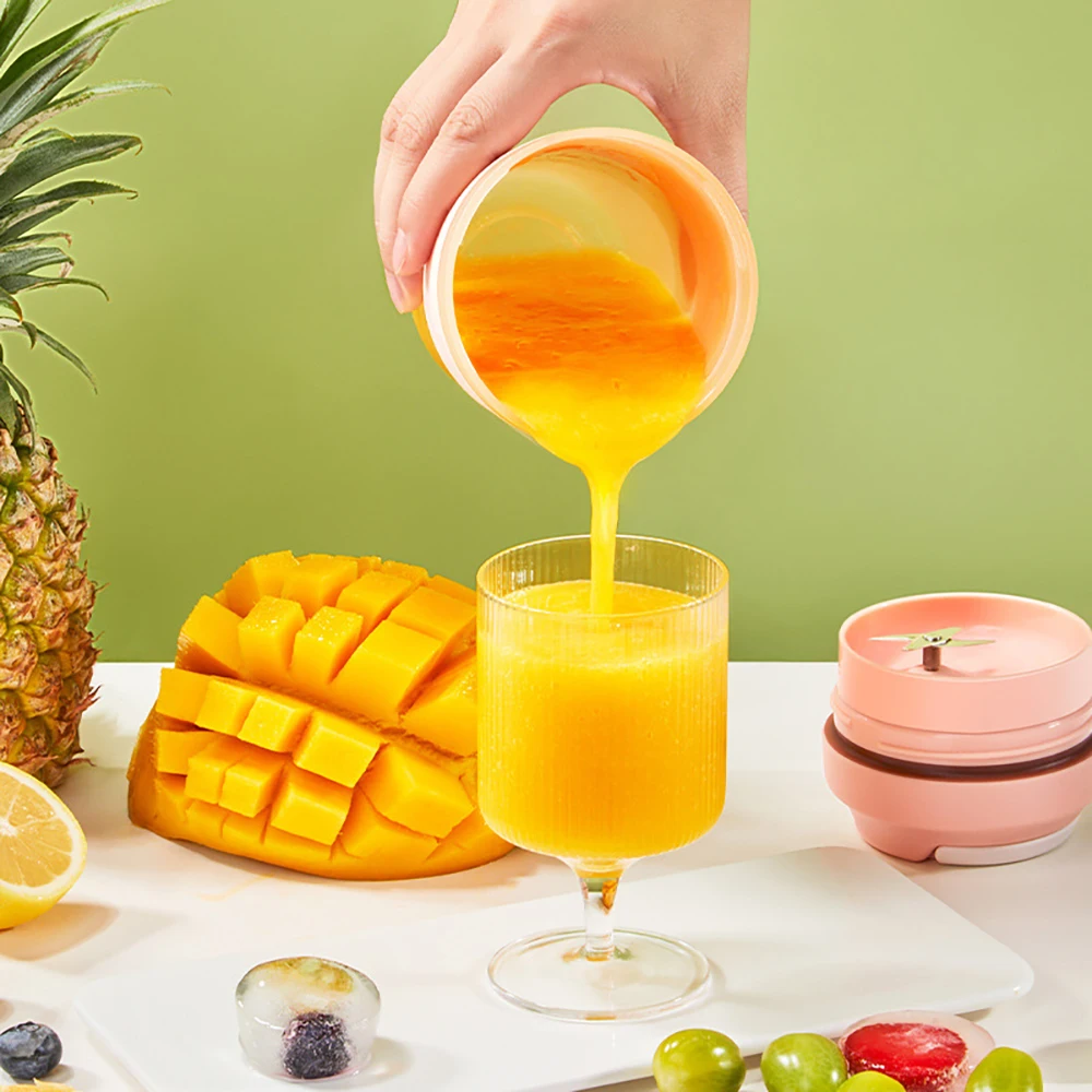 Mini Portable Blender Electric Fruit Juicer Machine Orange Juicer Kitchen Food Processor Maker Juice Extractor Home 400ml USB
Mini Portable Blender Electric Fruit Juicer Machine Orange Juicer Kitchen Food Processor Maker Juice Extractor Home 400ml USB