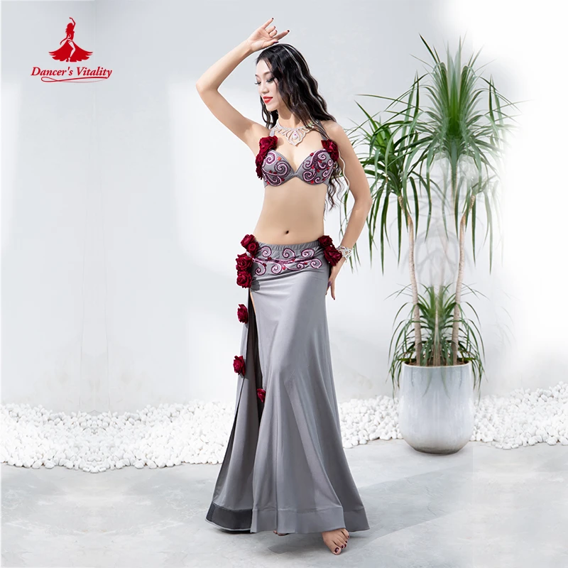 Женский костюм для танца живота, комплект из 2 предметов: бюстгальтер + длинная юбка для танца живота
Женский костюм для танца живота, комплект из 2 предметов: бюстгальтер + длинная юбка для танца живота