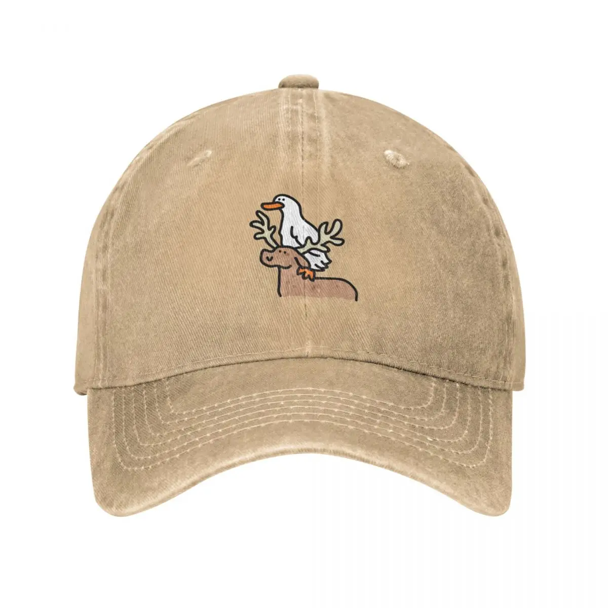 

goose on a moose Cap Cowboy Hat trucker hat beach hat Men's hat Women's