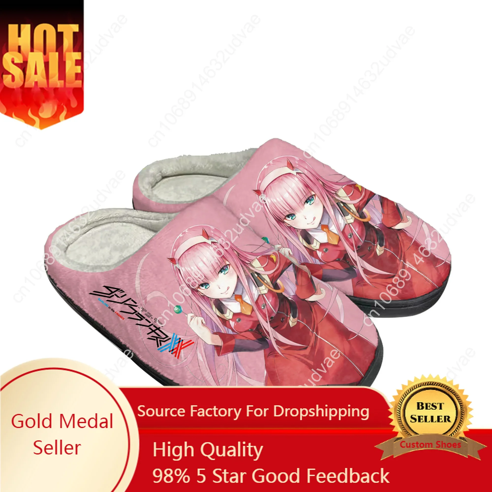 DARLING In The FRANXX Home Cotton Custom Slippers Mens Womens Sandals Plush Bedroom Casual Keep Warm Shoes Thermal Slipper
DARLING In The FRANXX Home Cotton Custom Slippers Mens Womens Sandals Plush Bedroom Casual Keep Warm Shoes Thermal Slipper