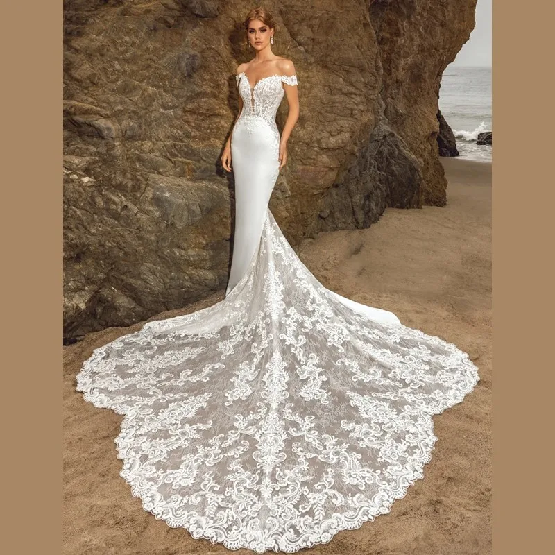 2023 Luxury Wedding Dresses For Women Mermaid Lace Deep V Neck Neckline Custom Made Plus Size Bride Gown Vestidos De Novia
2023 Luxury Wedding Dresses For Women Mermaid Lace Deep V Neck Neckline Custom Made Plus Size Bride Gown Vestidos De Novia