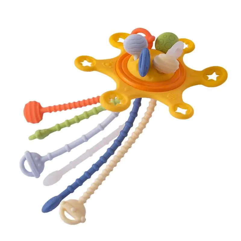 

Toddler Pull String Activity Toy Pull String Toy For Skill Development Toddler Teething Toys Educational Motor Skills Toys For