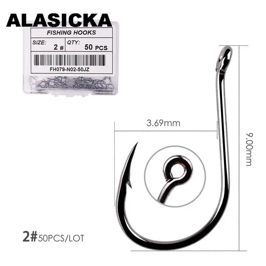 50pcs / 20pcs / Box Size 2-22# Circle Carp Eyed Fishing Hook Ring eye Japan Fishhooks Fishing Hooks Single Jig Fish Hook Tackle
50pcs / 20pcs / Box Size 2-22# Circle Carp Eyed Fishing Hook Ring eye Japan Fishhooks Fishing Hooks Single Jig Fish Hook Tackle