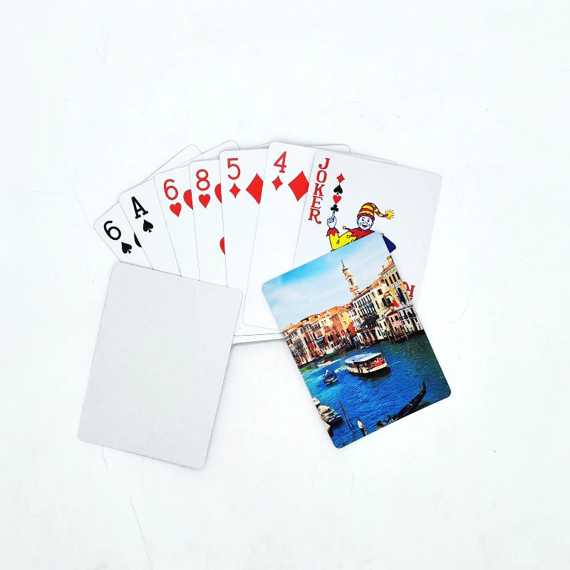Free Shipping 10 pcs/Lot Sublimation Blank Paper Game Playing Cards For Traveling Home Festival Use
Free Shipping 10 pcs/Lot Sublimation Blank Paper Game Playing Cards For Traveling Home Festival Use