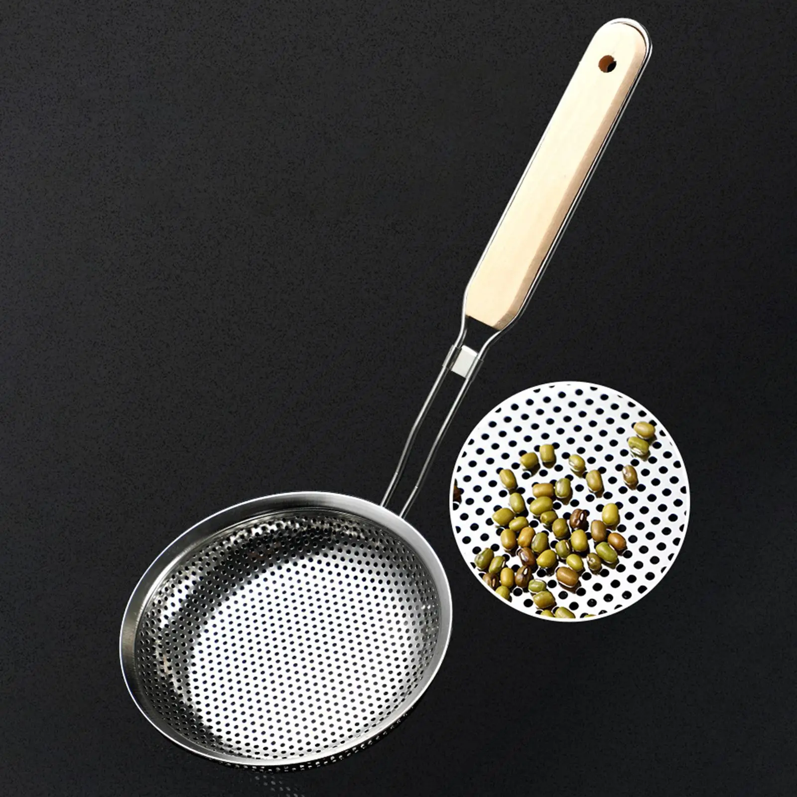 Leaky Line Leaky Oil Compartment Hot Wok Frying Spoon Dripping Separating Spoon Multi-purpose Kitchen Skimmer Supplies
Leaky Line Leaky Oil Compartment Hot Wok Frying Spoon Dripping Separating Spoon Multi-purpose Kitchen Skimmer Supplies