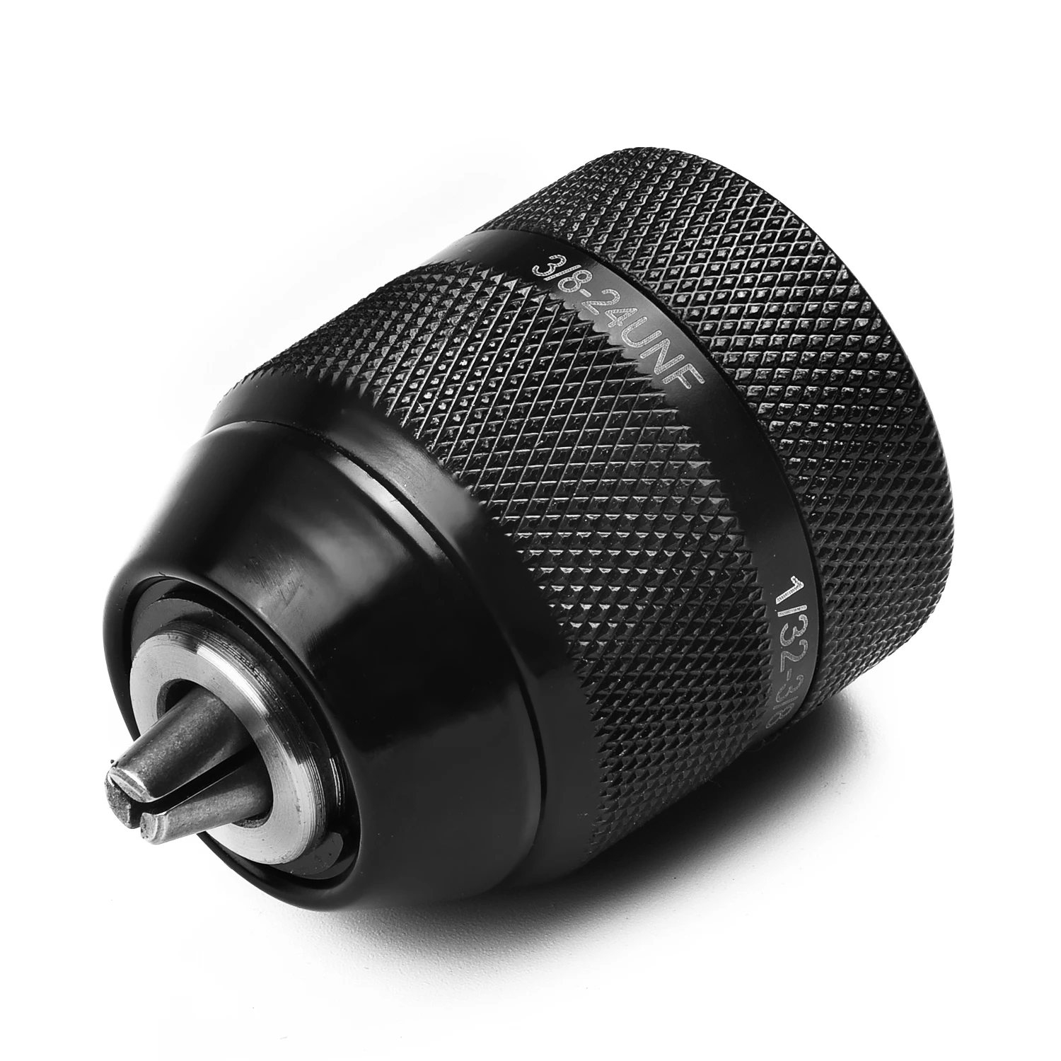 Keyless Metal Drill Chuck 3/8-24UNF Thread 0.8mm-10mm Self-tighten Drill Chuck For Multiple Purposes Hand Drill Chuck
Keyless Metal Drill Chuck 3/8-24UNF Thread 0.8mm-10mm Self-tighten Drill Chuck For Multiple Purposes Hand Drill Chuck