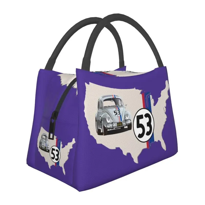 Herbie 53 Classic Racing Car Logo Insulated Lunch Bags for School Office Leakproof Cooler Thermal Bento Box Women
Herbie 53 Classic Racing Car Logo Insulated Lunch Bags for School Office Leakproof Cooler Thermal Bento Box Women