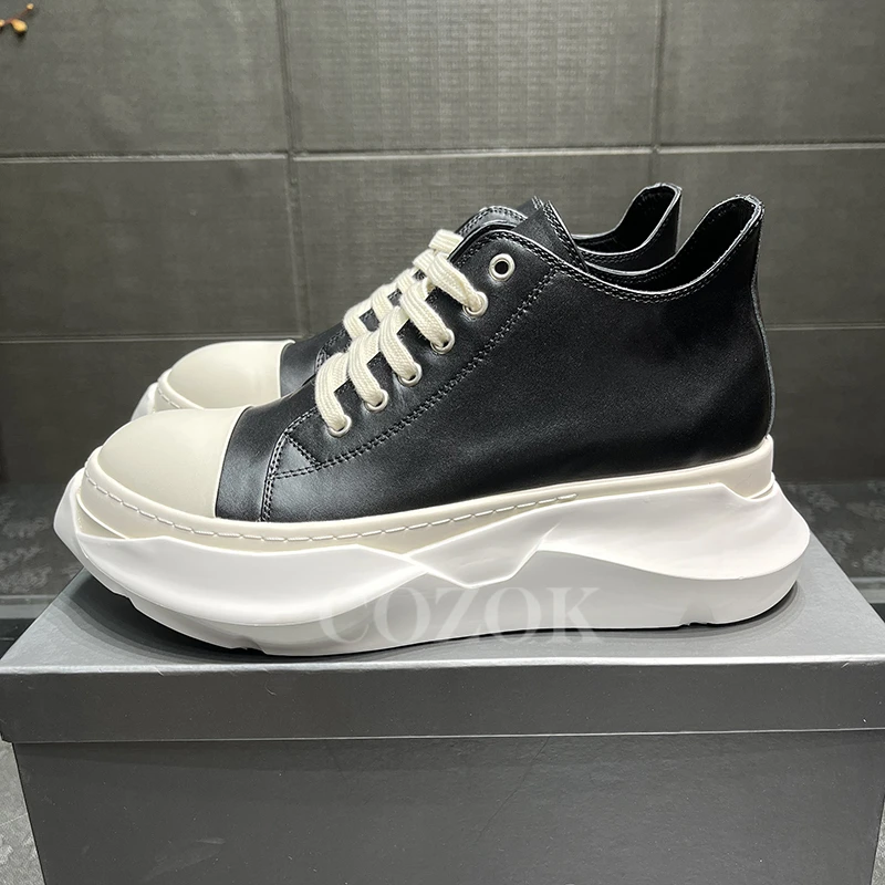 Winter Women High Top Loafers New Unique Bottom Design Lace-up Leather Shoes Wear Resistant Round Toe Lovers Bread Shoes
Winter Women High Top Loafers New Unique Bottom Design Lace-up Leather Shoes Wear Resistant Round Toe Lovers Bread Shoes
