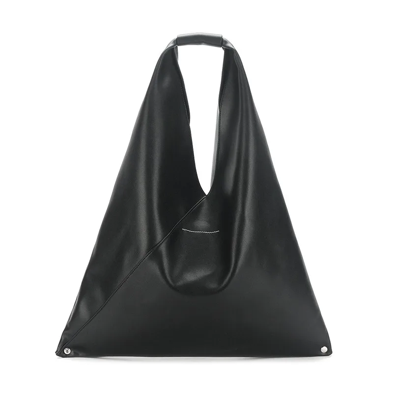 Genuine Leather Triangle Tote Underarm Bag Can Shoulder Handle Cylinder Bag Fashion Model Luxury Designer Handbags High Quality
Genuine Leather Triangle Tote Underarm Bag Can Shoulder Handle Cylinder Bag Fashion Model Luxury Designer Handbags High Quality