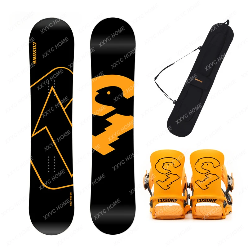 

Snowboard Veneer Widened Eight-Character Carved Skateboard American Flat Flower Board All Terrain Ski Equipment