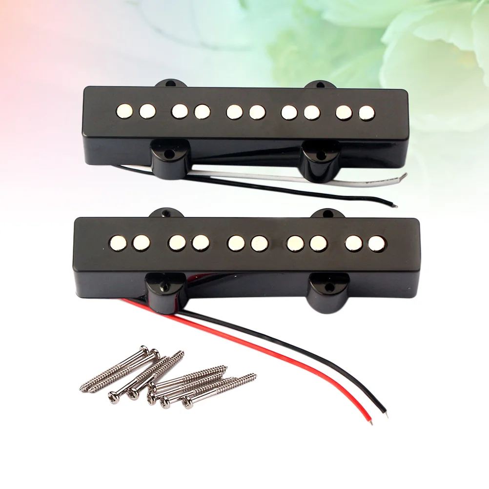 

Electric Bass Pickups Bridge Neck Pickups Set for Jazz JB Bass Guitar Open Style Guitar Parts and Accessories GMB08