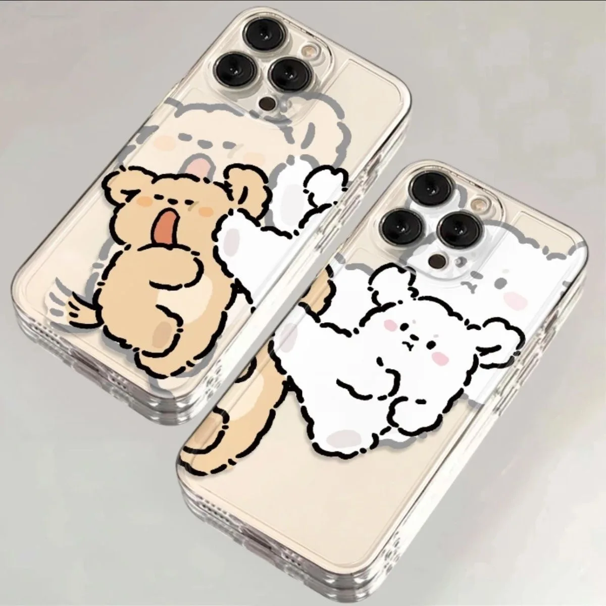 Phone Case For Bestie Lovers Couples Fit For iPhone 11 12 13 14 15 16 Pro Max XR X XS Mini 8 7 Plus SE 2020 Fashion Clear Case Phone Case For Bestie Lovers Couples Fit For iPhone 11 12 13 14 15 16 Pro Max XR X XS Mini 8 7 Plus SE 2020 Fashion Clear Case