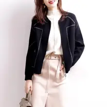 Simple Temperament Loose Short Coat Women's Autumn New Korean Knitted Imitation Tweed Thickened Jacket Versatile Bomber
Simple Temperament Loose Short Coat Women's Autumn New Korean Knitted Imitation Tweed Thickened Jacket Versatile Bomber