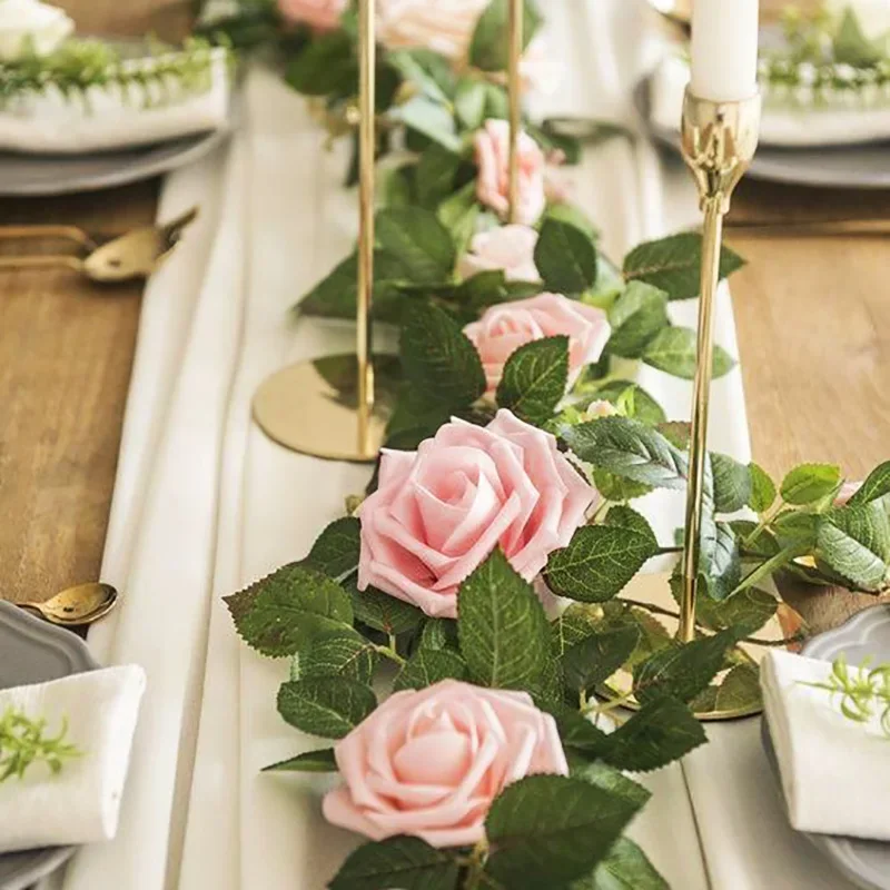 2.4M Silk Fake Rose Vine Garland Artificial Flowers Plants for Home Garden Craft Wedding artificial rose vine hanging rose ivy
2.4M Silk Fake Rose Vine Garland Artificial Flowers Plants for Home Garden Craft Wedding artificial rose vine hanging rose ivy