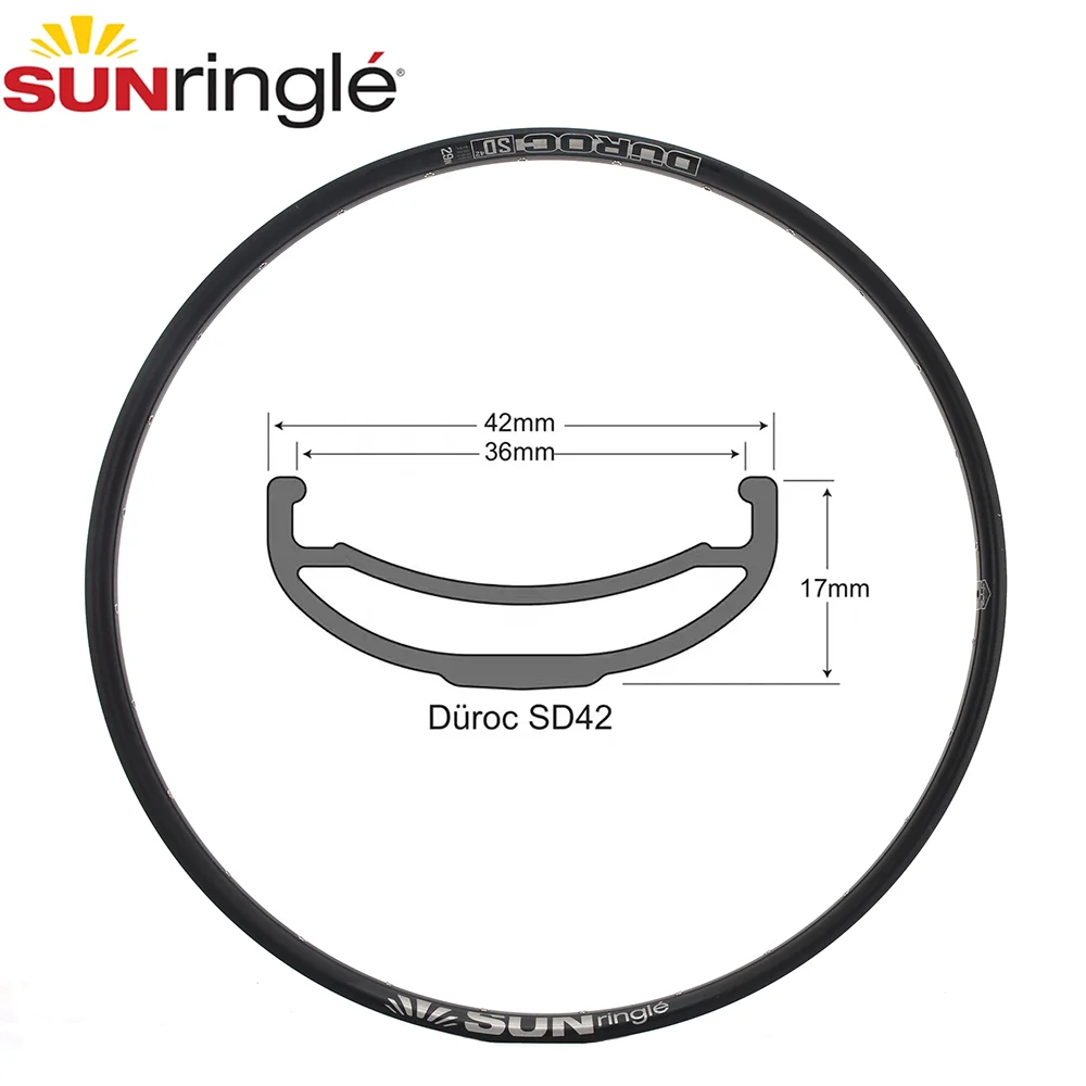 Mountain Rim Sunringle Durac 42 27.5/29 Inch Sleeved Edge 32H/28H Aluminum RimsTubeless Ready For XC TR Bike Spare Parts
Mountain Rim Sunringle Durac 42 27.5/29 Inch Sleeved Edge 32H/28H Aluminum RimsTubeless Ready For XC TR Bike Spare Parts