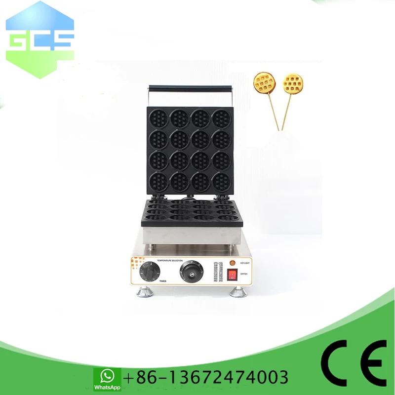 Stainless Steel Non-stick Waffle Machine 16pcs Waffles On a Stick Maker Iron Machine Baker Waffle Maker Commercial
Stainless Steel Non-stick Waffle Machine 16pcs Waffles On a Stick Maker Iron Machine Baker Waffle Maker Commercial