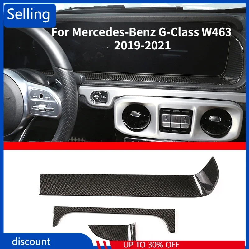 For Mercedes-Benz G-Class W463 2019-2021 Car styling Real Carbon Fiber Display Decorative Frame Cover Stickers Car Accessories
For Mercedes-Benz G-Class W463 2019-2021 Car styling Real Carbon Fiber Display Decorative Frame Cover Stickers Car Accessories