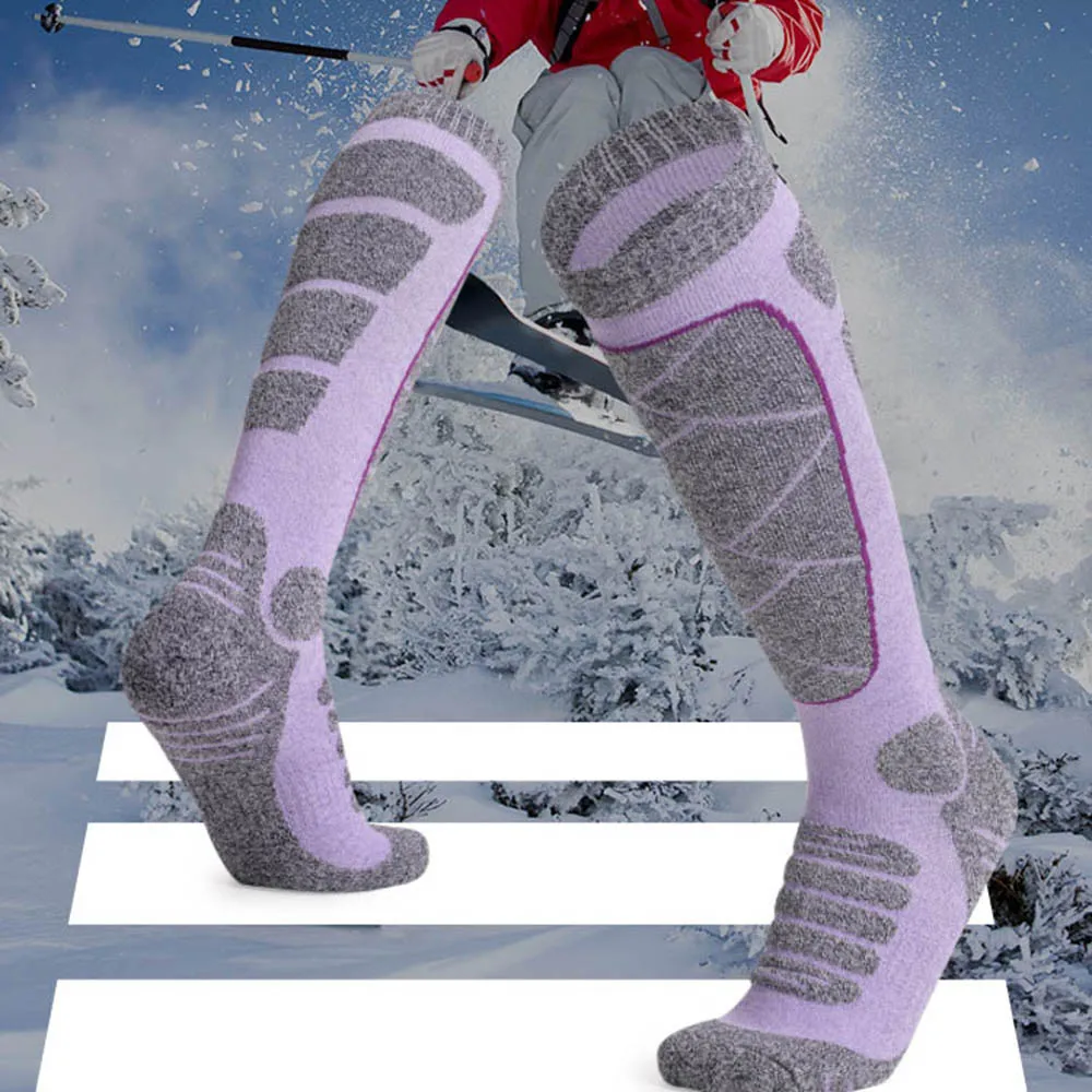 

Спортивные толстые хлопковые чулки поглощающие пот термоноски 35-39 гетры Компрессионные носки женские лыжные чулки для активного отдыха «сделай сам»