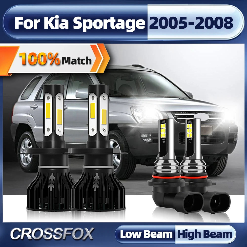 400000LM H4 LED Canbus Car Headlight LED Auto Headlamp 9006 HB4 Car Fog Light Bulbs For Kia Sportage 2005 2006 2007 2008
400000LM H4 LED Canbus Car Headlight LED Auto Headlamp 9006 HB4 Car Fog Light Bulbs For Kia Sportage 2005 2006 2007 2008