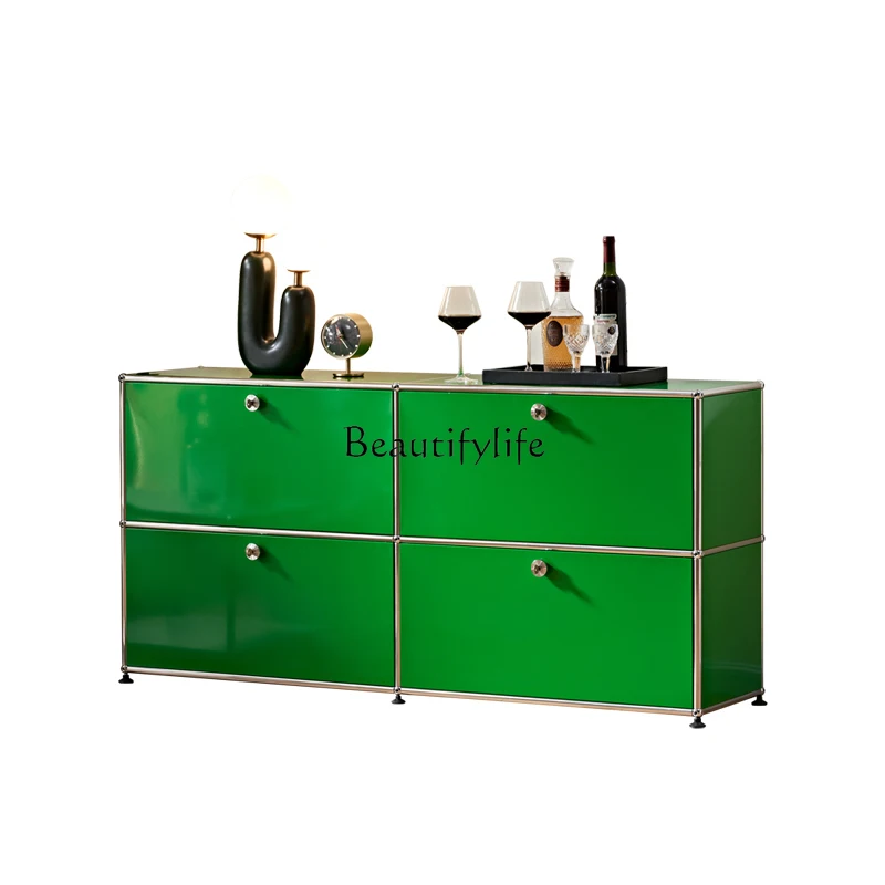 Modern Minimalist High-Grade Household Living Room Study Double-Layer Metal Stainless Steel Green Sideboard Cabinet
Modern Minimalist High-Grade Household Living Room Study Double-Layer Metal Stainless Steel Green Sideboard Cabinet