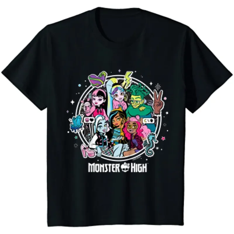 Kids Monster High MH Students T-Shirt Summer Casual Hipster Novelty Loose Roupas Masculinas Clothes Men Clothing Tops Print
Kids Monster High MH Students T-Shirt Summer Casual Hipster Novelty Loose Roupas Masculinas Clothes Men Clothing Tops Print