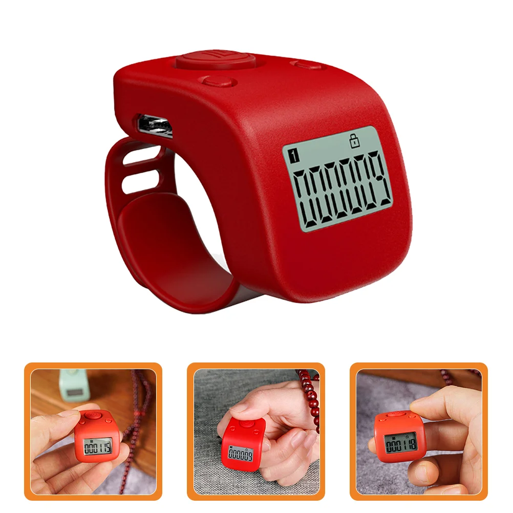 

Mini Digital Lcd Electronic Finger Ring Hand Tally Counter Rechargable Finger Counter Rechargeable Silent Finger Counter