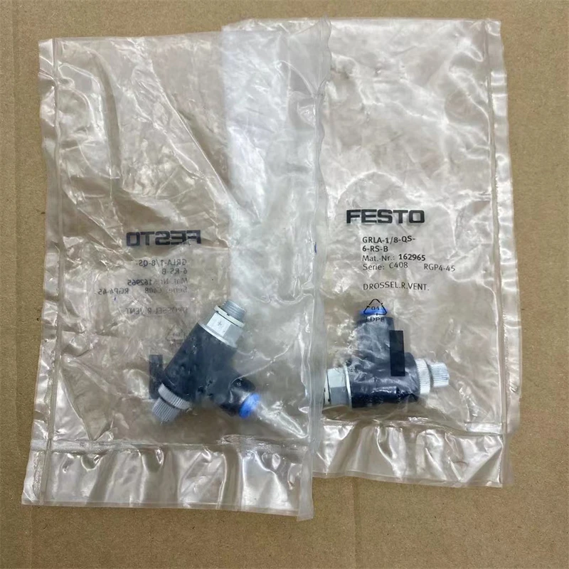2 шт. новый оригинальный регулирующий клапан FESTO для регулировки движения, регулируемый клапан GRLA-1/8-QS-6-RS-B 162965
2 шт. новый оригинальный регулирующий клапан FESTO для регулировки движения, регулируемый клапан GRLA-1/8-QS-6-RS-B 162965
