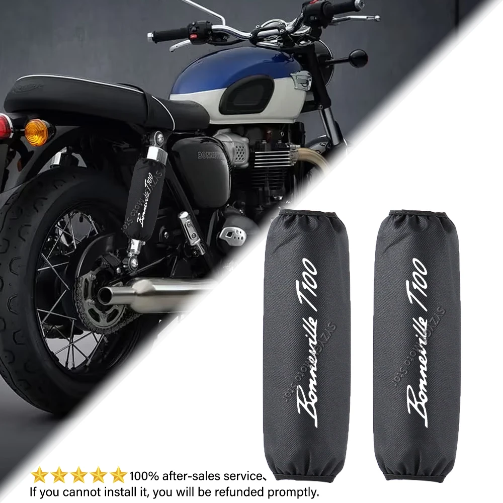 

For BONNEVILLE T100 Motorcycle rear shock-absorbing waterproof Motorcycle dustproof and anti-rust protective cover