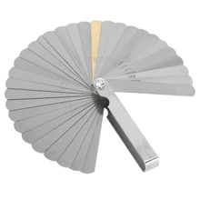 32 set distance gauge feeler gauge valve teaching feeler gauge 0.04-0.88 mm gap dimension
32 set distance gauge feeler gauge valve teaching feeler gauge 0.04-0.88 mm gap dimension