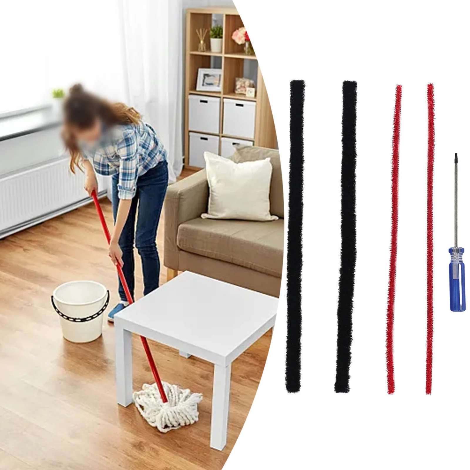 Rolling Brush Strips Plush Strips Accessories Replacement Vacuum Cleaner Red Rolling Soft Plush Black Parts Durable
Rolling Brush Strips Plush Strips Accessories Replacement Vacuum Cleaner Red Rolling Soft Plush Black Parts Durable