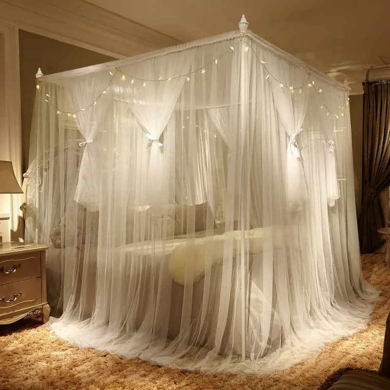 Four-door palace floor-to-ceiling mosquito net bed mantle gauze mantle bedside princess room old-fashioned tatami square top
Four-door palace floor-to-ceiling mosquito net bed mantle gauze mantle bedside princess room old-fashioned tatami square top