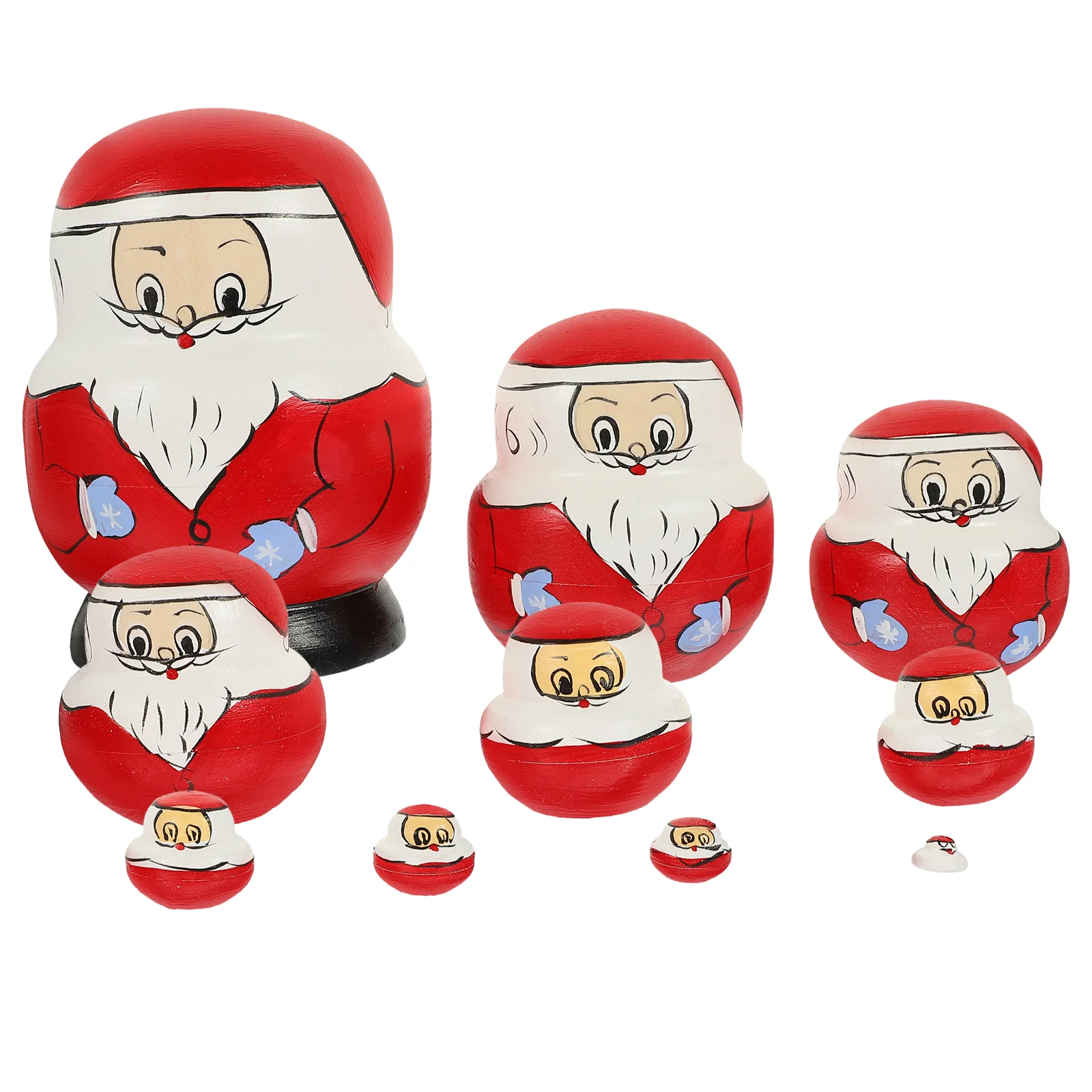 10 Pcs Christmas Favor Cartoon Nesting Toys Russian Stacking Presents Chick Dolls Wooden
10 Pcs Christmas Favor Cartoon Nesting Toys Russian Stacking Presents Chick Dolls Wooden