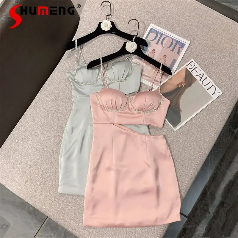 2023 New French Socialite Affordable Luxury Style Dress Sexy Waist Hollow-out Strap Satin Sexy Slim Hip Dress for Women
2023 New French Socialite Affordable Luxury Style Dress Sexy Waist Hollow-out Strap Satin Sexy Slim Hip Dress for Women
