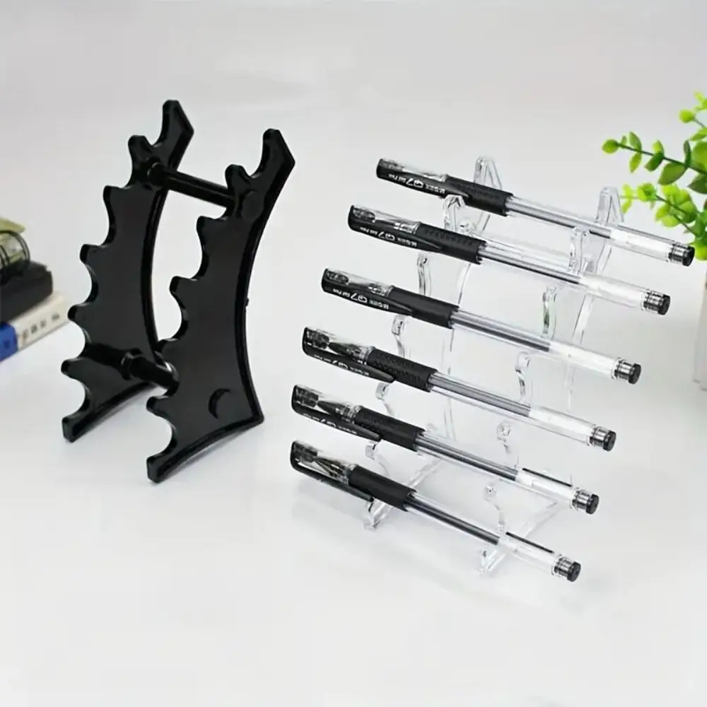 Transparent 6-bit Ballpoint Pen Holder Simple Plastic Eyebrow Pencil Holder Aesthetic Makeup Brush Rack Organizer
Transparent 6-bit Ballpoint Pen Holder Simple Plastic Eyebrow Pencil Holder Aesthetic Makeup Brush Rack Organizer
