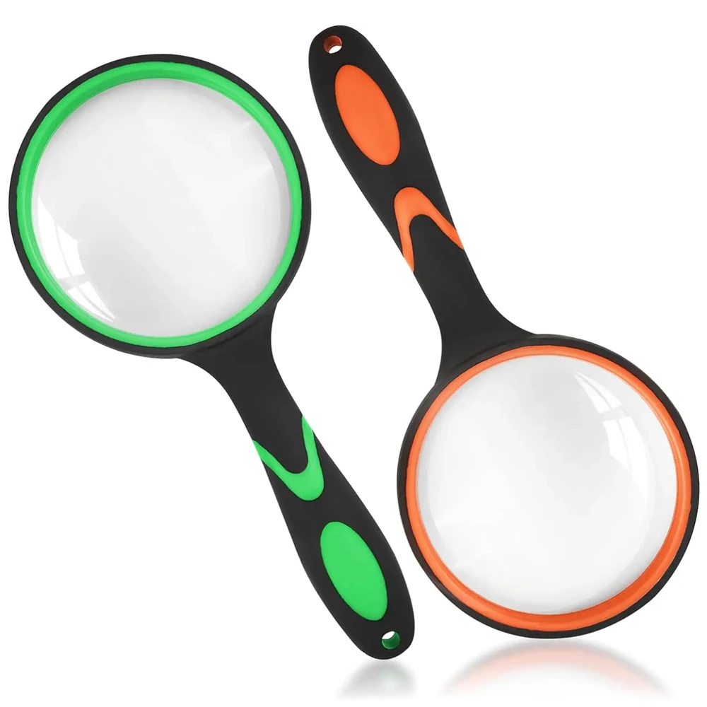 6X/7X/8X/10X Handheld Magnifying Glass Non-Slip Soft Handle Reading Magnifier For Kids Senior Reading Science Nature Exploration
6X/7X/8X/10X Handheld Magnifying Glass Non-Slip Soft Handle Reading Magnifier For Kids Senior Reading Science Nature Exploration