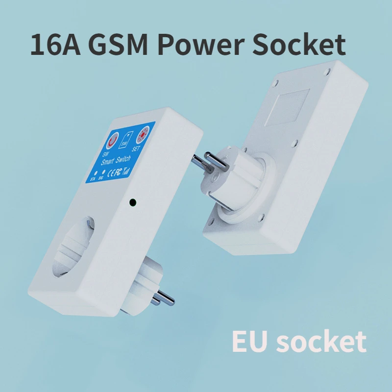 Умная розетка 16 А GSM SocketMobile Phone SMS, дистанционное управление, переключатель водяного насоса, электрическая розетка с контролем температуры
Умная розетка 16 А GSM SocketMobile Phone SMS, дистанционное управление, переключатель водяного насоса, электрическая розетка с контролем температуры
