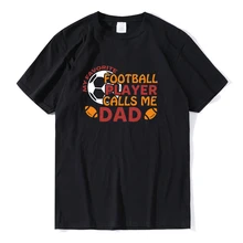 Vintage My Favorite Football Player Calls Me Dad Funny Sport T-Shirt 100% Cotton Football Lover T Shirt Men Casual Streetwear
Vintage My Favorite Football Player Calls Me Dad Funny Sport T-Shirt 100% Cotton Football Lover T Shirt Men Casual Streetwear