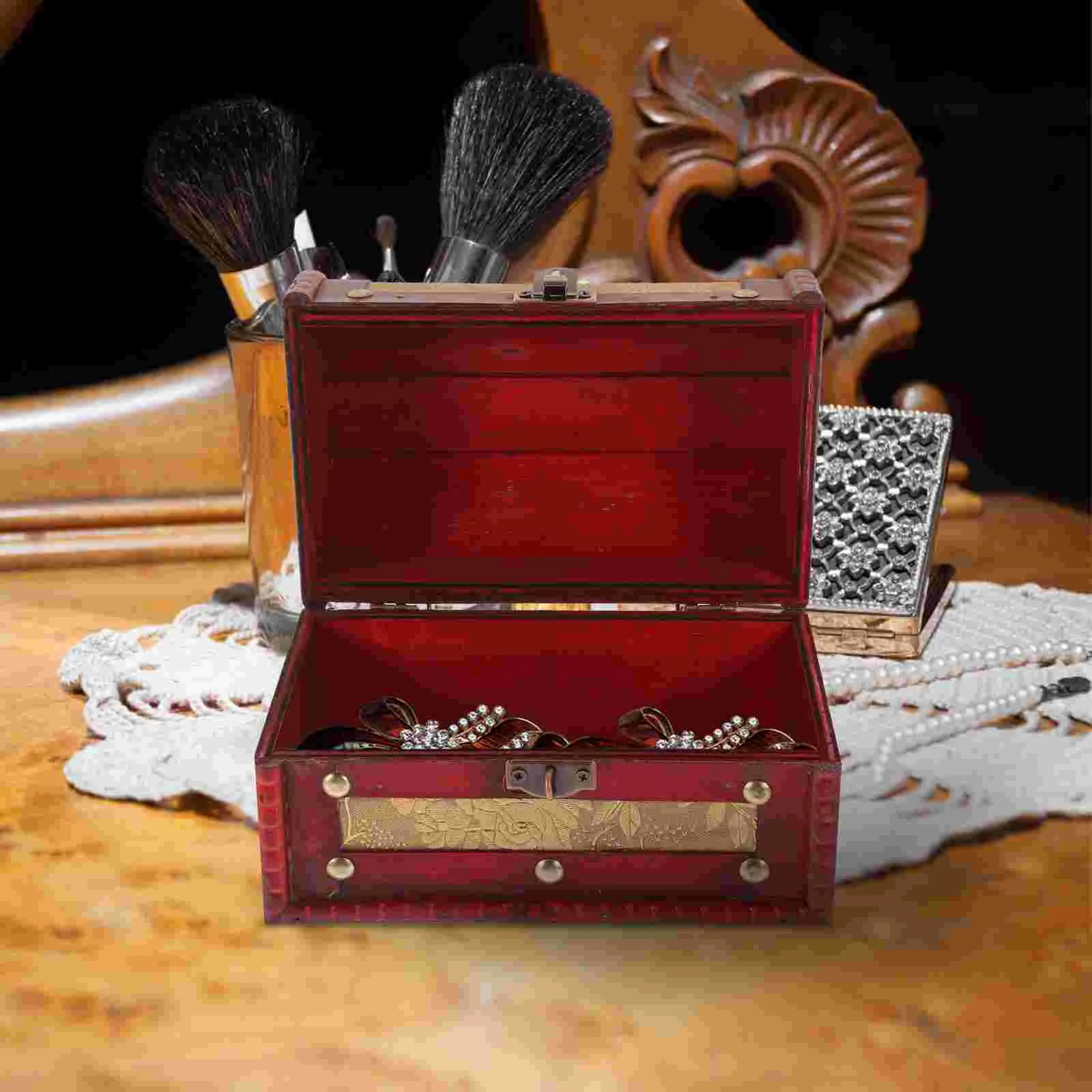 Vintage Jewelry Box Pirate Treasure Chest Wooden Prizes Retro Decor Gift Storage
Vintage Jewelry Box Pirate Treasure Chest Wooden Prizes Retro Decor Gift Storage