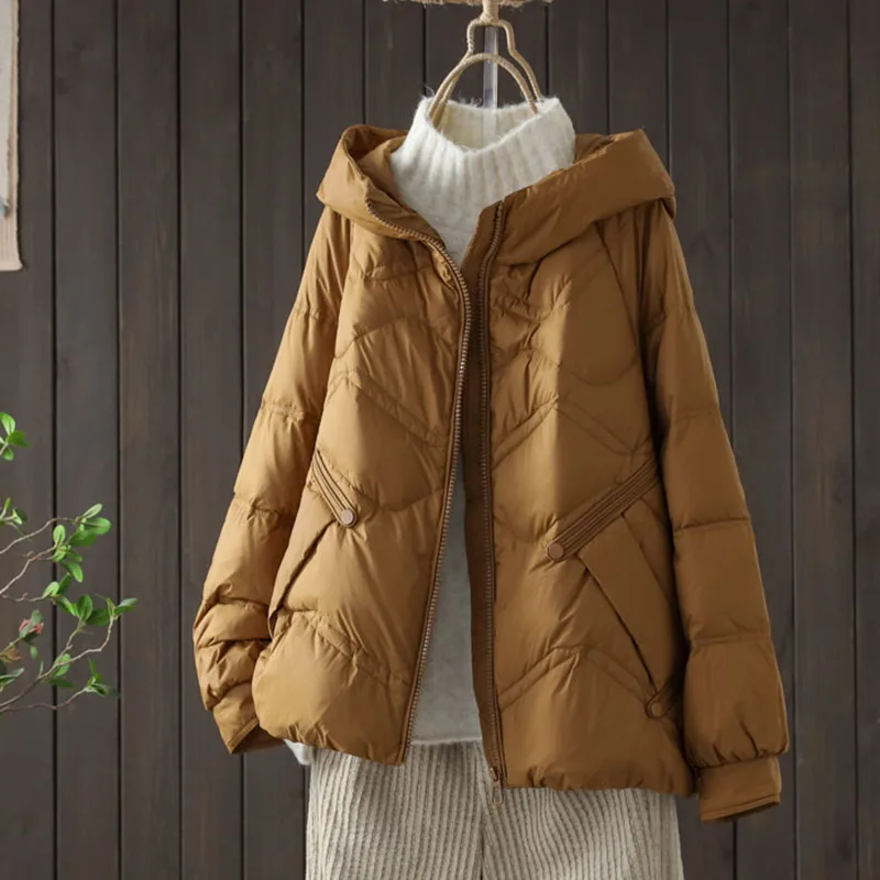 SEDUTMO Duck Down Jackets Women Winter Warm Oversize Hooded Coat Autumn Casual Quilted Pocket Parkas ED2083
SEDUTMO Duck Down Jackets Women Winter Warm Oversize Hooded Coat Autumn Casual Quilted Pocket Parkas ED2083