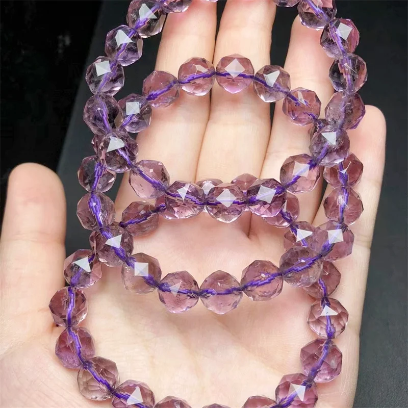 Natural Faceted Amethyst Bracelet String Charms Handmade Crystal Jewelry Stretch Fashion Bangle Children Birthday Gift 1PCS
Natural Faceted Amethyst Bracelet String Charms Handmade Crystal Jewelry Stretch Fashion Bangle Children Birthday Gift 1PCS